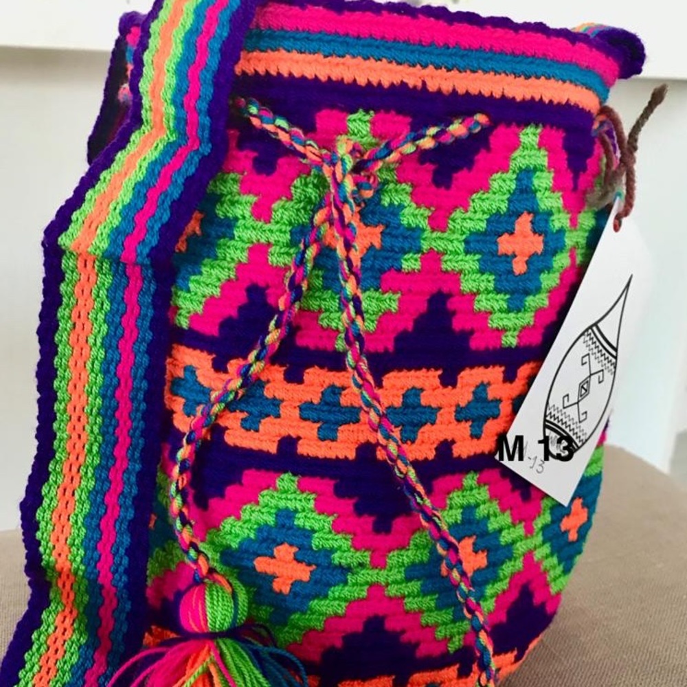 Mochileandote Original Tejido Wayuu ref 13